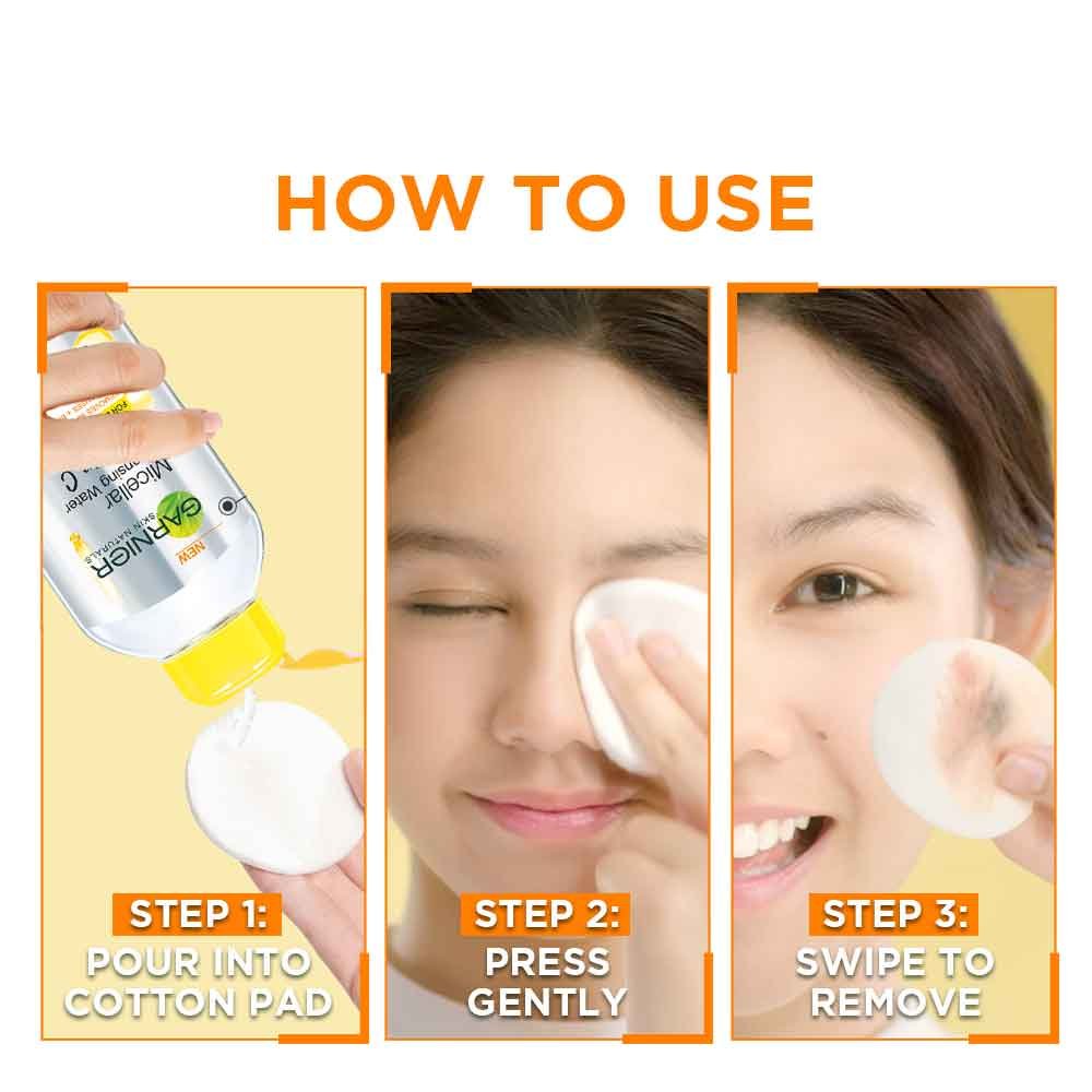 How to Use Garnier Micellar Water With Vitamin C